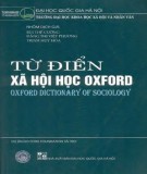 Xã hội học - Từ điển Oxford: Phần 1