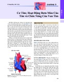 Chương 9: Cơ tim, hoạt động bơm máu của tim và chức năng của van tim