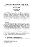 Cấu trúc thành phần loài cá ở hệ thống suối, hồ thủy lợi thuộc huyện Quế Sơn, tỉnh Quảng Nam