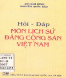 Môn Lịch sử Đảng Cộng sản Việt Nam - Hỏi và đáp: Phần 1