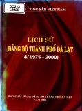 Đảng bộ thành phố Đà Lạt - Lịch sử (4/1975-2000)