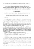 Thực trạng sử dụng tri thức bản địa về các loài động thực vật trong chăm sóc sức khỏe của các tộc người thiểu số tại huyện Lạc Dương, tỉnh Lâm Đồng