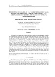 Ảnh hưởng của loại mẫu cấy và hệ thống chiếu sáng đơn sắc lên khả năng tái sinh chồi cây hoa Cúc (Chrysanthemum morifolium Ramat. cv. Jimba) nuôi cấy in vitro