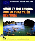 Quản lý sự phát triển bền vững cho môi trường (In lần thứ ba): Phần 1