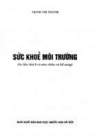 Giáo trình Sức khỏe môi trường (In lần thứ 2 có sửa chữa, bổ sung): Phần 2