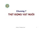 Chương 7: Thịt động vật nuôi