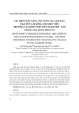 Các biện pháp nâng cao công tác giáo dục đạo đức lối sống cho sinh viên trường cao đẳng CNTT hữu nghị Việt - Hàn trong giai đoạn hiện nay