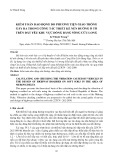 Kiểm toán dao động do phương tiện giao thông gây ra trong công tác thiết kế nền đường ô tô trên đất yếu khu vực đồng bằng sông Cửu Long