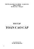 Toán cao cấp và các dạng bài tập