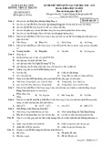 Đề thi thử THPT Quốc gia 2019 môn Địa lí lần 1 có đáp án - Trường THPT Lý Thái Tổ