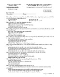 Đề thi thử THPT QG môn Lịch sử năm 2019 lần 2 - THPT Lương Ngọc Quyến - Mã đề 020