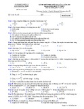 Đề thi thử THPT QG môn Vật lí năm 2019 lần 2 -  Sở GD&ĐT Nghệ An - Mã đề 204