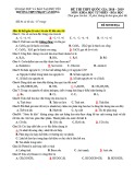 Đề thi thử THPT QG môn Hóa học năm 2019 - THPT Phạm Văn Đồng