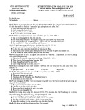 Đề thi thử THPT QG môn Lịch sử năm 2019 lần 2 - THPT Lương Ngọc Quyến - Mã đề 023