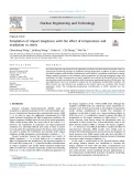 Simulation of impact toughness with the effect of temperature and irradiation in steels