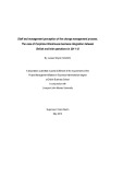 Master Thesis in Economics: Staff and management perception of the change management process: The case of Carphone Warehouse business integration between British and Irish operations in 2011-2012