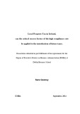 Master Thesis in Economics: Local Property Tax in Ireland, can the critical success factors of the high compliance rate be applied to the introduction of future taxes