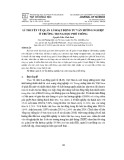 Lí thuyết về quản lí hoạt động tư vấn hướng nghiệp ở trường trung học phổ thông