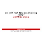 Quy trình hoạt động của Quan Hệ Công Chúng