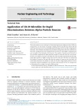 Application of CR-39 microfilm for rapid discrimination between alpha particle sources