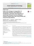 Study of the changes in composition of ammonium diuranate with progress of precipitation, and study of the properties of ammonium diuranate and its subsequent products produced from both uranyl nitrate and uranyl fluoride solutions