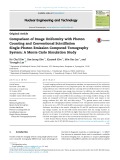 Comparison of image uniformity with photon counting and conventional scintillation single photon emission computed tomography system: A monte carlo simulation study