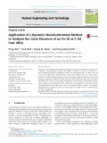 Application of a dynamic-nanoindentation method to analyze the local structure of an Fe-18 at.% Gd cast alloy