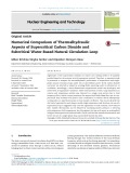 Numerical comparison of thermalhydraulic aspects of supercritical carbon dioxide and subcritical water based natural circulation loop