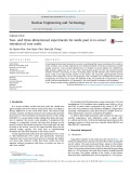 Two- and three-dimensional experiments for oxide pool in in-vessel retention of core melts