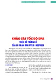 Khảo sát tốc độ DPA trên vỏ thùng lò của lò phản ứng VVER-1000/V320