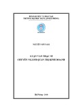 Luận văn Thạc sĩ Quản Trị Kinh Doanh: Hoàn thiện công tác quản trị nhân lực tại Công ty Trách nhiệm hữu hạn Thiết bị Điện Ngũ Phúc