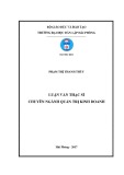 Luận văn Thạc sĩ Quản Trị Kinh Doanh: Phát triển văn hóa doanh nghiệp tại Công ty Cổ phần nhựa Thiếu niên Tiền Phong