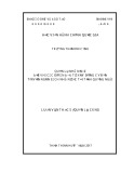 Luận văn thạc sĩ Quản lý công: Quản lý nhà nước đối với các dự án đầu tư xây dựng cơ bản từ vốn ngân sách Nhà nước tại tỉnh Quảng Ngãi