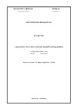 Tóm tắt Luận văn thạc sĩ Quản lý công: Chất lượng công chức cấp xã huyện Đam Rông, Lâm Đồng