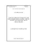 Luận văn thạc sĩ Quản lý công: Công khai, minh bạch trong pháp lệnh thực hiện dân chủ ở xã, phường, thị trấn – từ thực tiễn thành phố Đồng Hới, tỉnh Quảng Bình