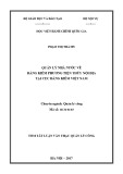 Tóm tắt Luận văn thạc sĩ Quản lý công: Quản lý nhà nước về đăng kiểm phương tiện thủy nội địa tại Cục Đăng kiểm Việt Nam