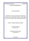 Luận văn thạc sĩ Quản lý công: Hệ thống văn bản quản lí nhà nước về bảo đảm xăng dầu cho các hoạt động thường xuyên trong học viện, nhà trường trực thuộc Bộ Quốc phòng