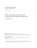 Accounting undergraduate Honors theses: Donor and grantor reactions to CEO compensation in nonprofit organizations