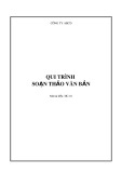 Quy trình soạn thảo văn bản