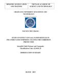 Dissertation summary: Study on effect of Fe3O4 nanoparticles on polymer nanocomposite coating for corrosion protection