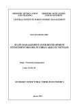 PhD student chose the study: State management of investment in housing development in urban areas in Vietnam