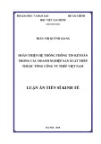 Luận án tiến sĩ Kinh tế: Hoàn thiện hệ thống thông tin kế toán trong các doanh nghiệp sản xuất thép thuộc Tổng công ty thép Việt Nam