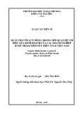 Luận án tiến sĩ Quản trị kinh doanh: Quản trị vốn lưu động trong mối quan hệ với hiệu quả kinh doanh của các doanh nghiệp dược phẩm niêm yết trên TTCK Việt Nam