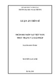 Luận án tiến sĩ Kinh tế: Thâm hụt kép tại Việt Nam: Thực trạng và giải pháp