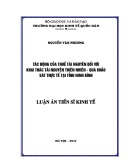 Luận án tiến sĩ Kinh tế: Tác động của thuế tài nguyên đối với khai thác tài nguyên thiên nhiên - Qua khảo sát thực tế tại tỉnh Ninh Bình