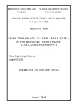 Summary of the doctoral thesis: Vibration analysis of the planar flexible mechanism using the redundant generalized coordinates