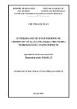 Summary of Doctoral in Materials science: Synthesis and study of microwave absorption of La1.5Sr0.5NiO4 dielectric/ferroferrimagnetic nanocomposite