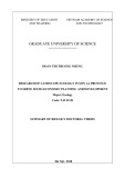 Summary of biology doctoral thesis: Research of landscape ecology in Son La provinces to serverve socioeconomic planning and development