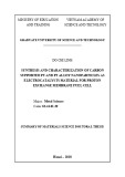 Summary of materials science doctoral thesis: Synthesis and characterization of carbon supported Pt and Pt alloy nanoparticles as electrocatalysts material for proton exchange membrane fuel cell