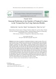 Dự báo hạn mùa số lượng xoáy thuận nhiệt đới trên Biển Đông bằng các mô hình thống kê